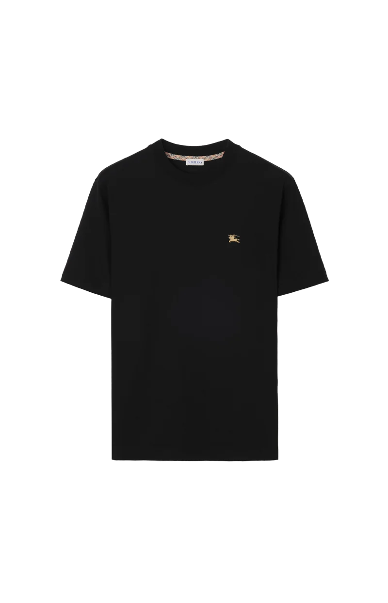 Black Cotton T-Shirt