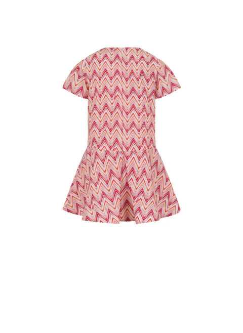 Рокля с принт 'Zig-Zag' Missoni Kids — снимка 2