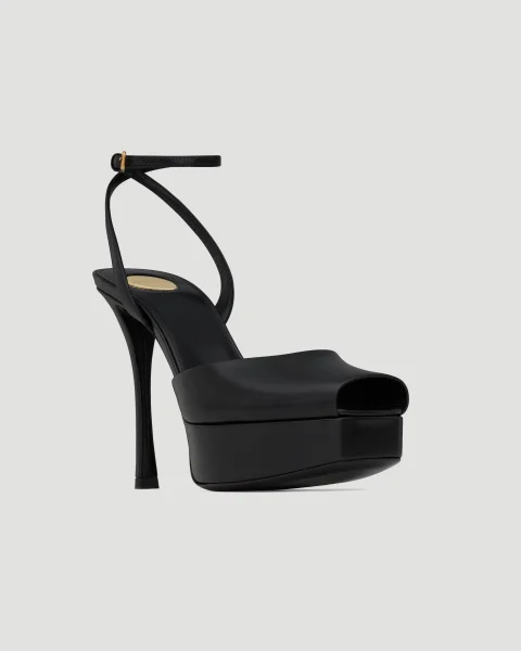 La Sandale Platform Sandals in Smooth Leather — снимка 2