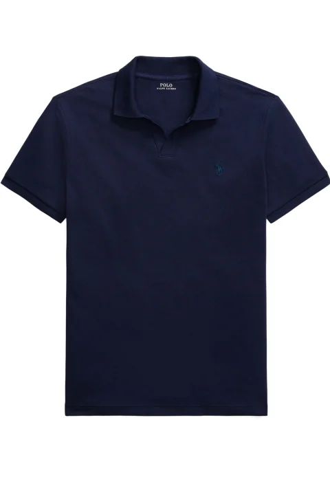 Polo Stretch Mesh-Ssl-Psh 710968951001 410 navy