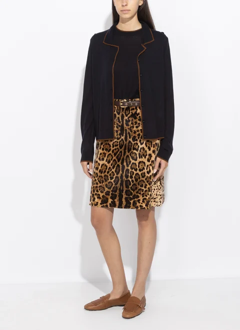 Жилетка с контрастни кантове 'Shirt-style' Max Mara Studio Msttarga
