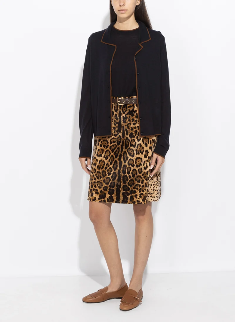 Жилетка с контрастни кантове 'Shirt-style' Max Mara Studio Msttarga