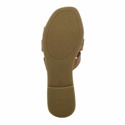 Дамски Равни Чехли CARLO FABIANI – 030-13-1-2224 TAN/NEW TAN — снимка 4