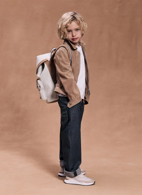 Деним 'Baggy' Brunello Cucinelli Kids 4-6 — снимка 4