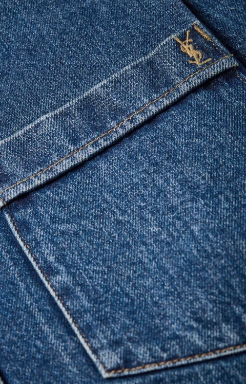 Cassandre Shirt in Denim in Blue — снимка 3