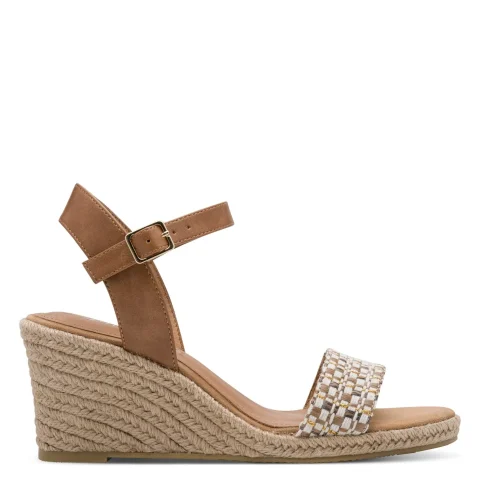 Дамски Сандали На Платформа TAMARIS – 1-28376-46-392 COGNAC COMB