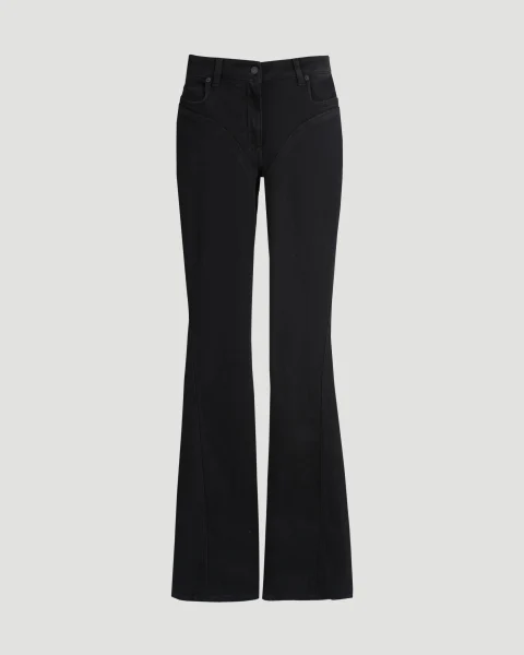 Flared Jeans in Black