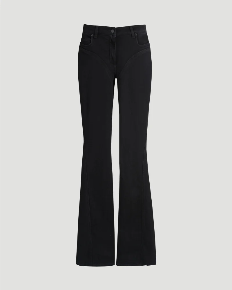 Flared Jeans in Black