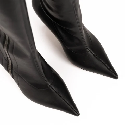 Дамски ботуши с ток "Blade" Casadei — снимка 8