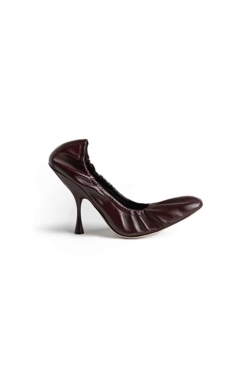 Pucker Pump 100 in Oxblood