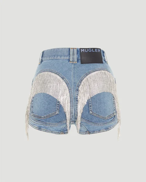 Crystal Fringe Shorts — снимка 2