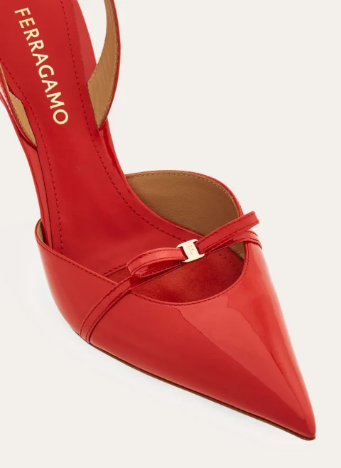 Обувки 'Mini bow slingback' Ferragamo — снимка 7