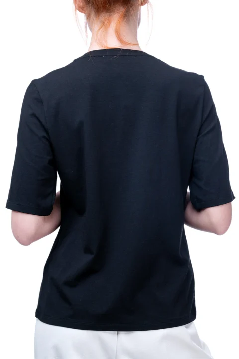 T-Shirt Logo P4MH1RJQ 0071 black — снимка 2