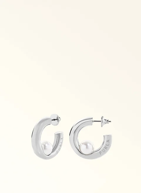 Обеци Furla Piercing Color Argento — снимка 2