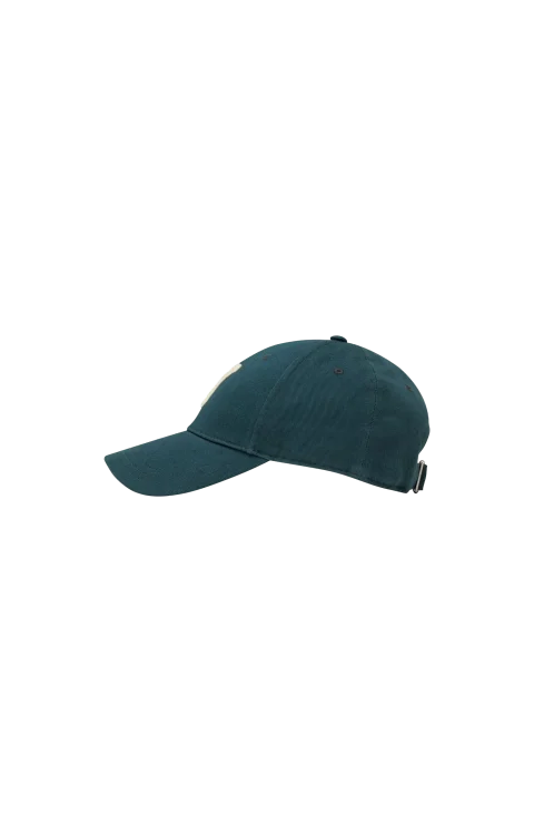 Y Varsity Cap in Gabardine in Green — снимка 2