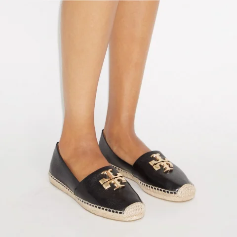 Дамски черни еспадрили Eleanor Espadrille TORY BURCH — снимка 8