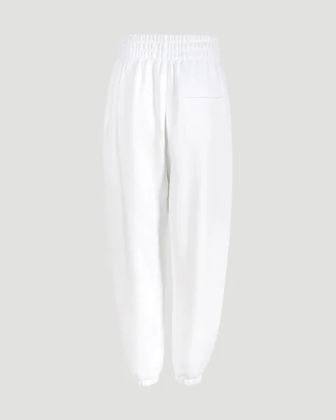 Cotton Sweatpants in White — снимка 2