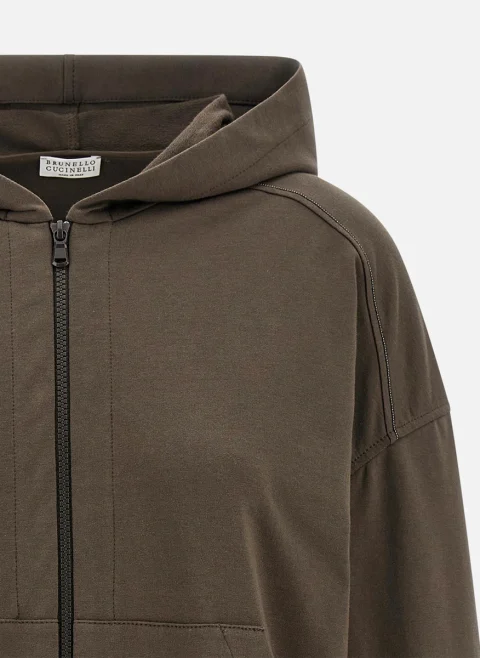 Суитшърт с качулка Brunello Cucinelli — снимка 2
