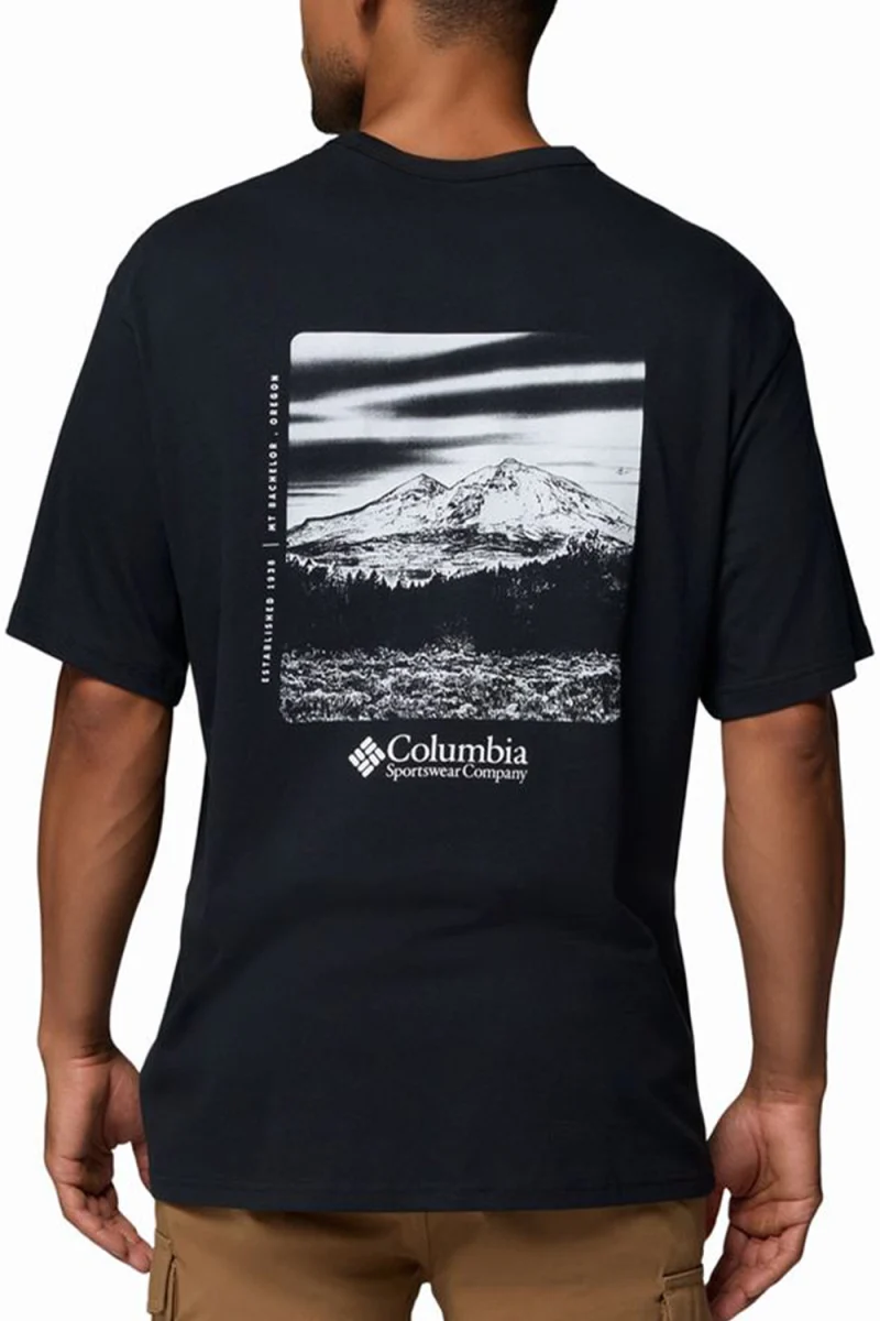 T-Shirt CSC Heavyweight Back Graphic 2155041 010 black, photoreal — снимка 2