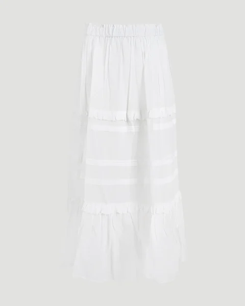 Diya Skirt in White