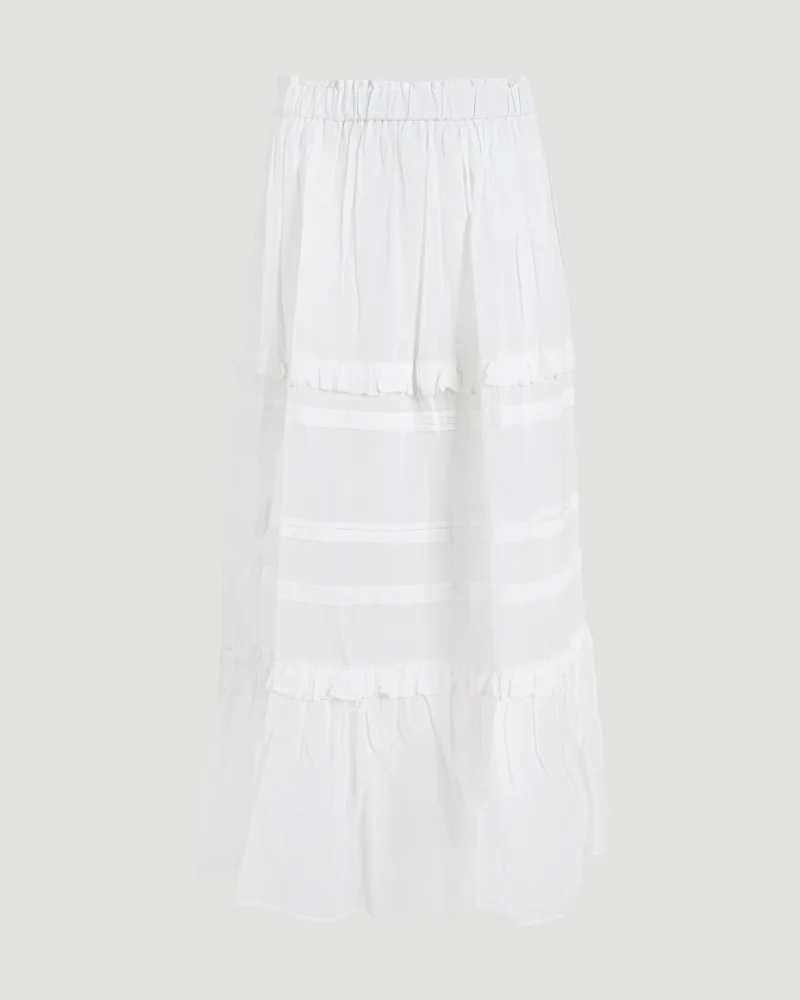 Diya Skirt in White