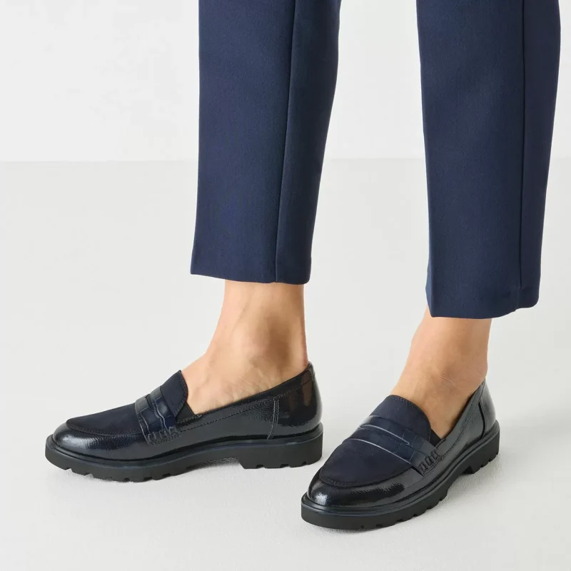 Дамски Лоуфър TAMARIS – 1-24312-41-805 NAVY — снимка 7