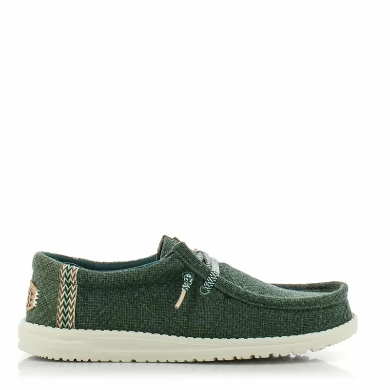 Мъжки Ежедневни HEY DUDE – 43085-336 WALLY JUTE SEA GREEN