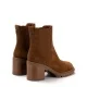 Дамски кафяви боти Casadei — снимка 4