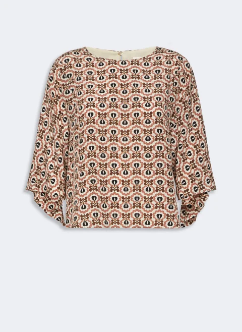 Блуза с принт Weekend Max Mara Wkdadone — снимка 13