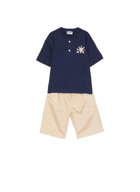 Комплект с 'Teddy Bear' мотив Moschino Kids