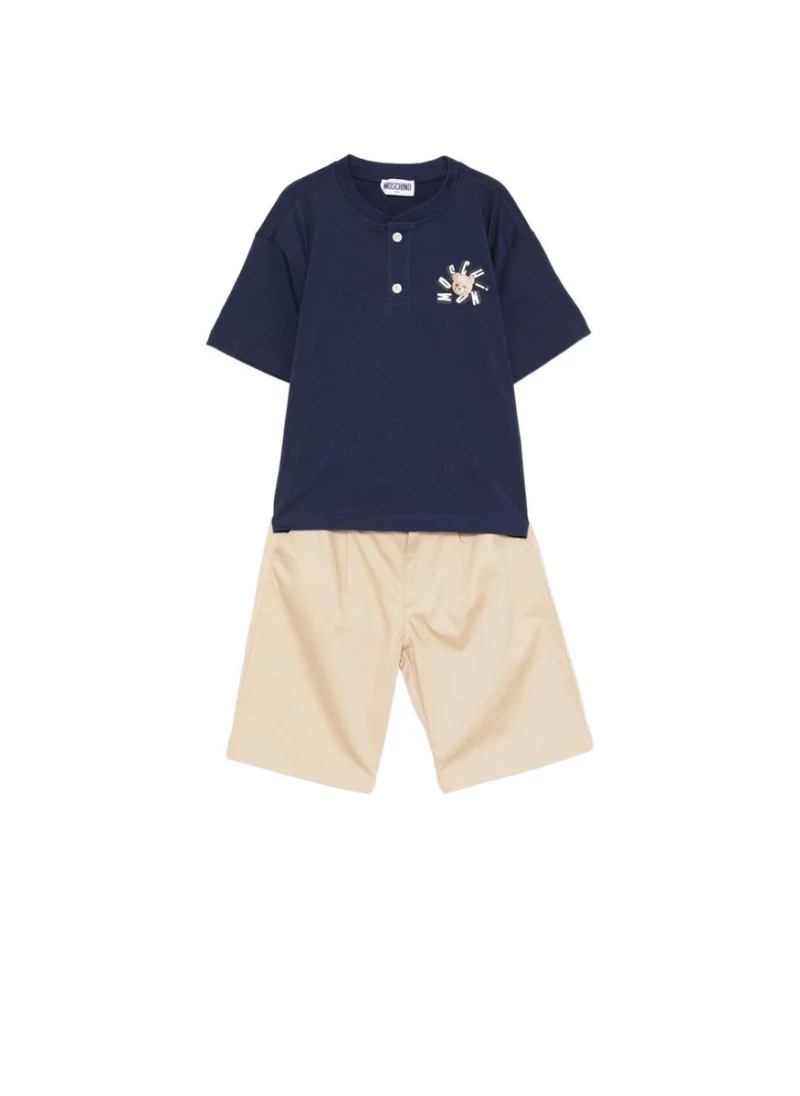 Комплект с 'Teddy Bear' мотив Moschino Kids