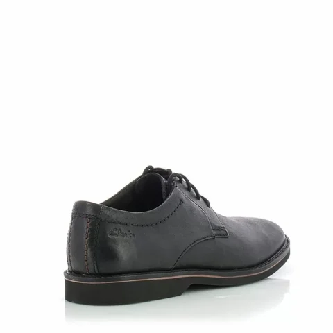 Мъжки Ежедневни CLARKS – 26173608 ATTICUS LTLACE BLACK — снимка 2