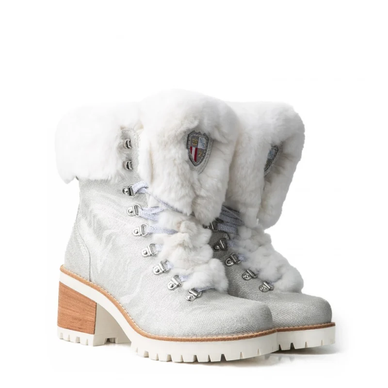 Дамски боти с вълна Аlisa New Italia Shoes — снимка 5