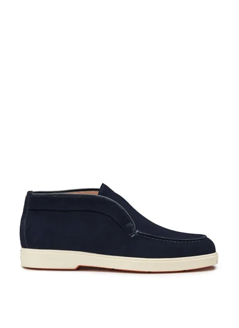 Велурени боти 'Slip-on style' Santoni