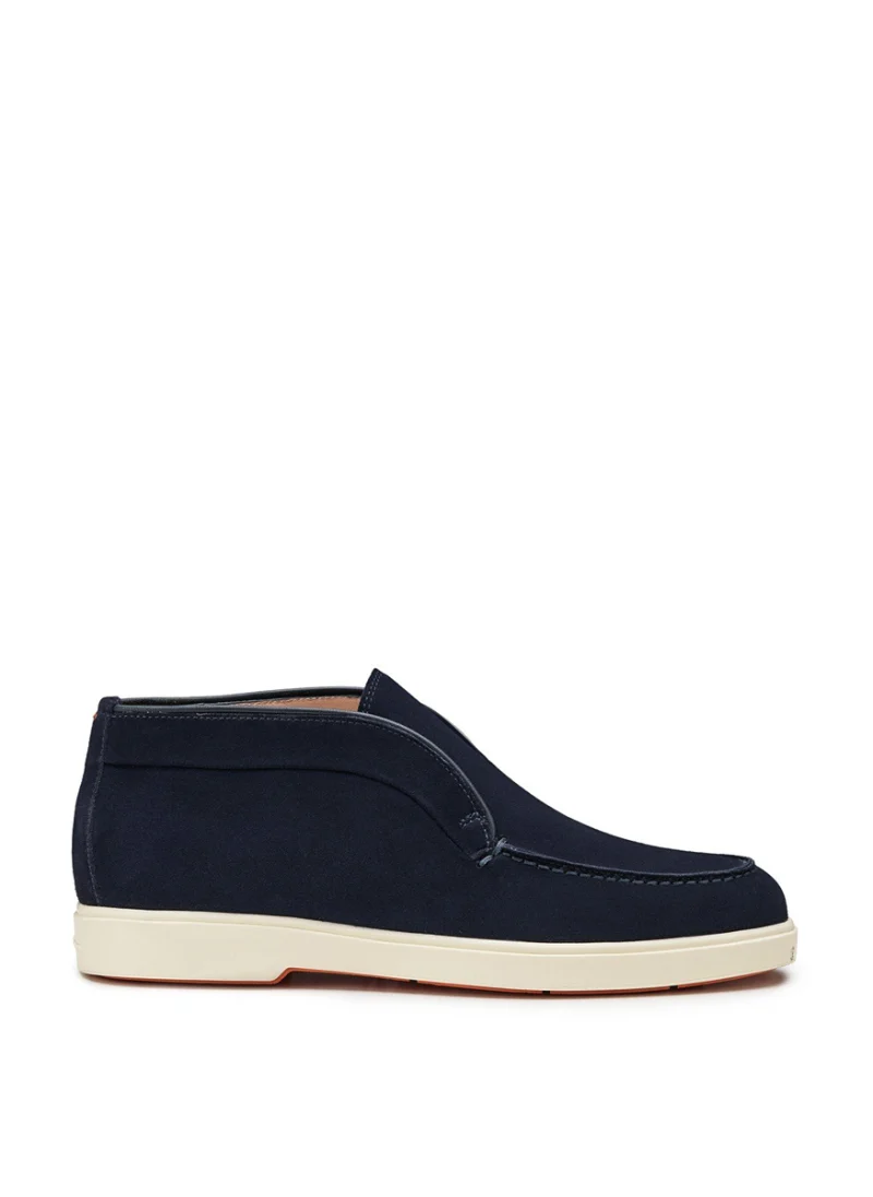 Велурени боти 'Slip-on style' Santoni