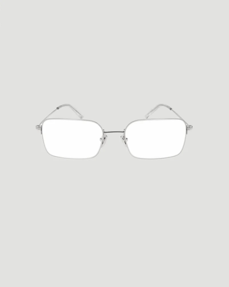 Invisible Rectangle Sunglasses in Silver