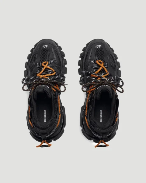 Track Trail Laces Sneaker in Black and Orange — снимка 4