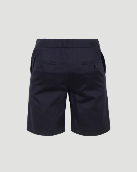 Cotton Shorts in Navy — снимка 2