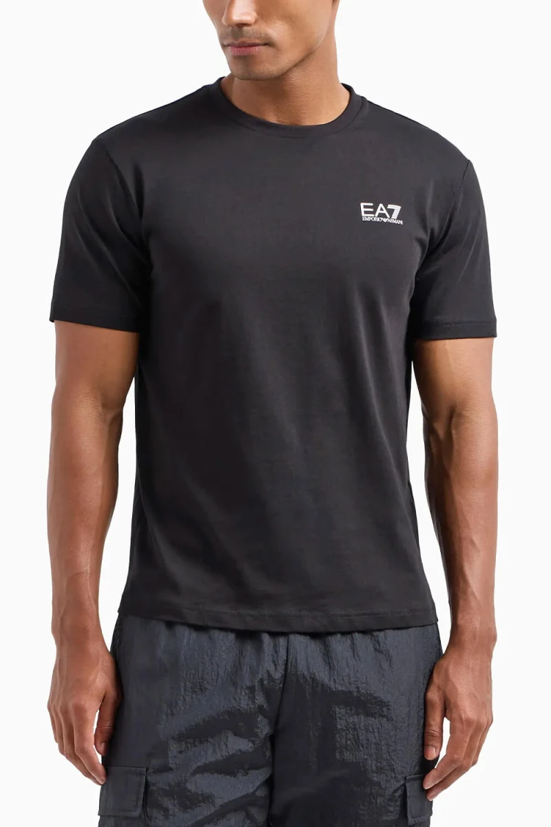 T-Shirt 8NPT25PJVPZ 1200 black — снимка 2