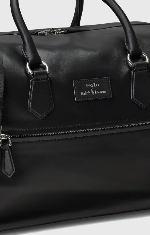 Голяма пътна чанта от естествена кожа — снимка 6