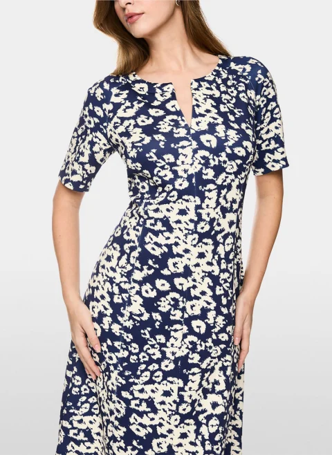 Рокля с цялостен принт Marc Cain Collections — снимка 2