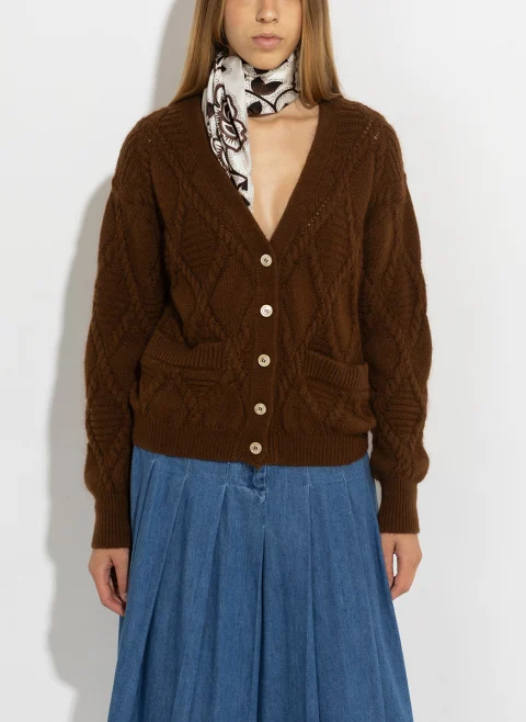 Жилетка с мохер Weekend Max Mara Bolero — снимка 10