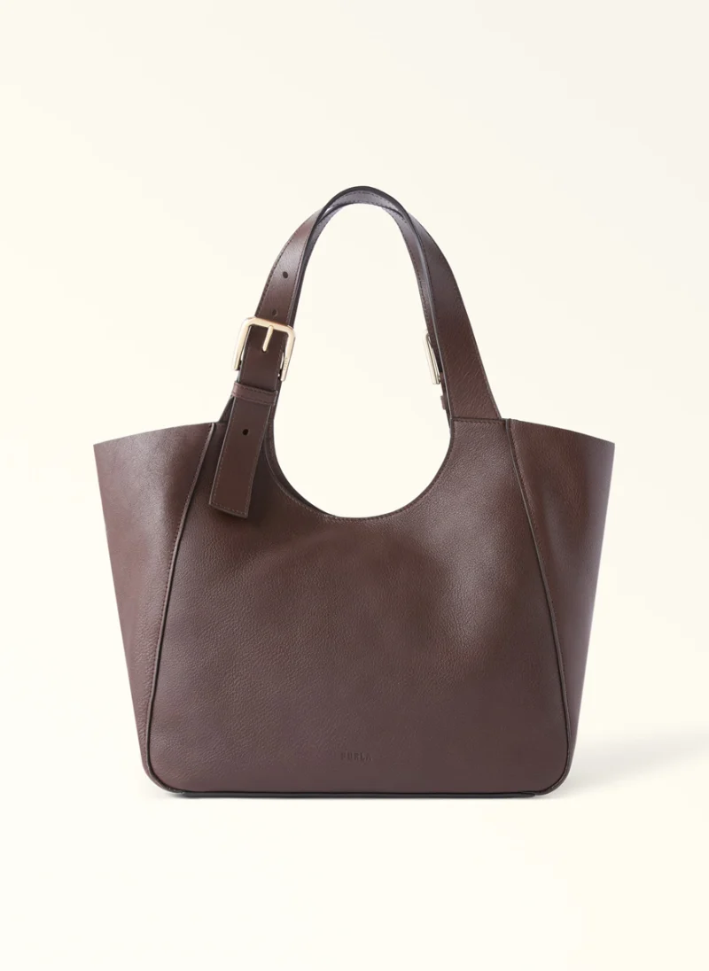 Чанта Furla Dora Dark Cioccolato M