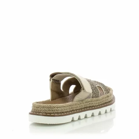 Дамски Равни Чехли CARLO FABIANI – 229-122 BEIGE — снимка 2