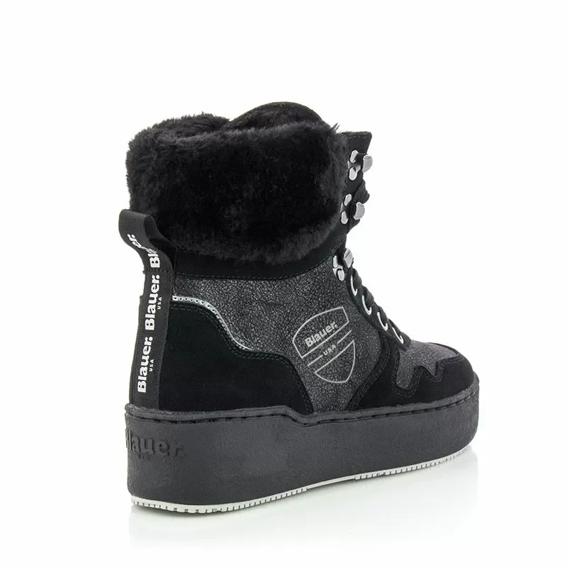 Дамски Равни Боти BLAUER – F3MADELINE09/SHM BLACK — снимка 2