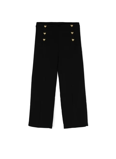 Панталон с декоративни копчета Moschino Kids