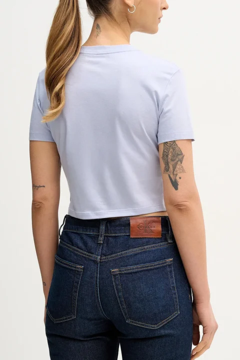 Top Ss Logo Cropped LV047E823G TKF casual blue — снимка 2