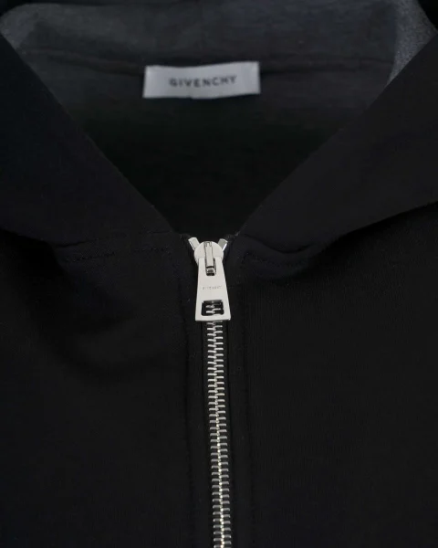 Couture Seam Zipped Hoodie in Scuba — снимка 3