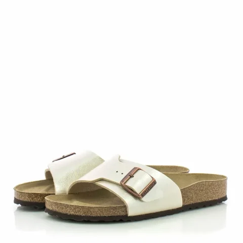 Дамски Чехли Комфорт BIRKENSTOCK – 1026631 CATALIN PEARL WHITE — снимка 3
