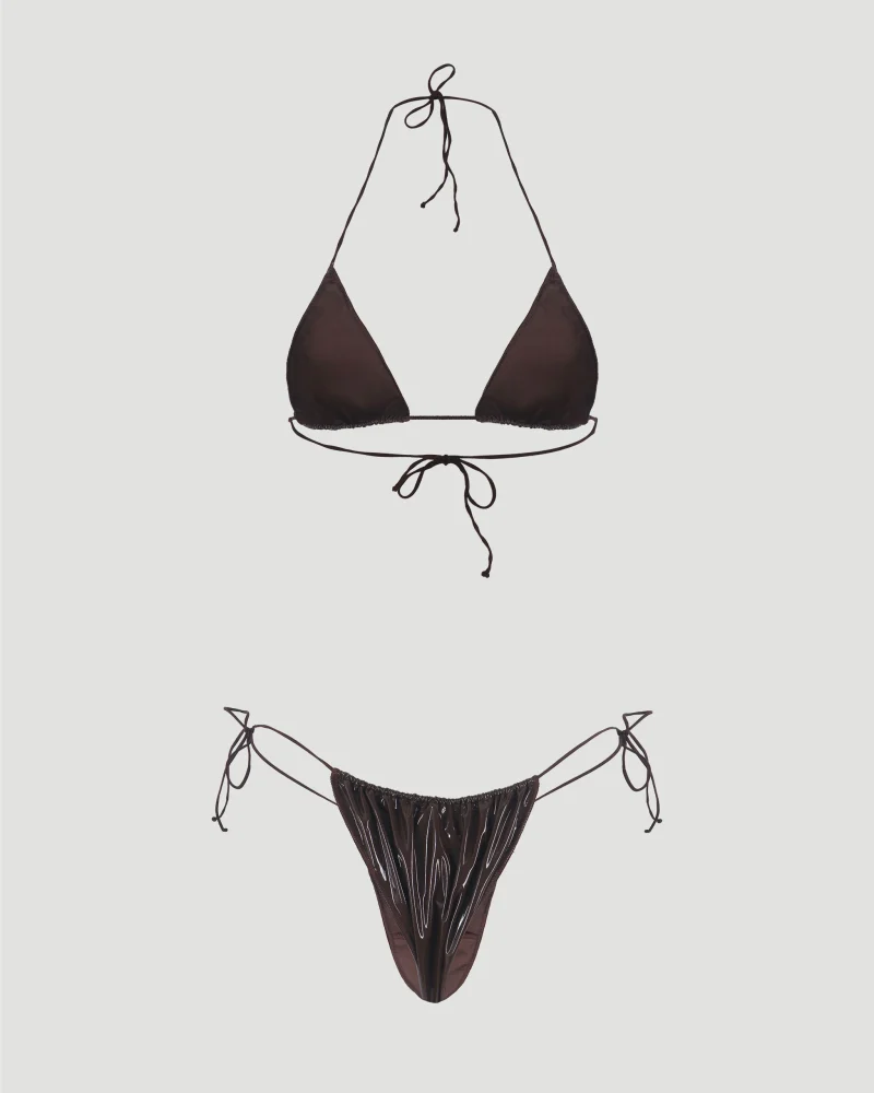 Latex Microkini in Chocolate Brown — снимка 3